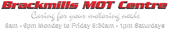 Brackmills MOT centre logo
